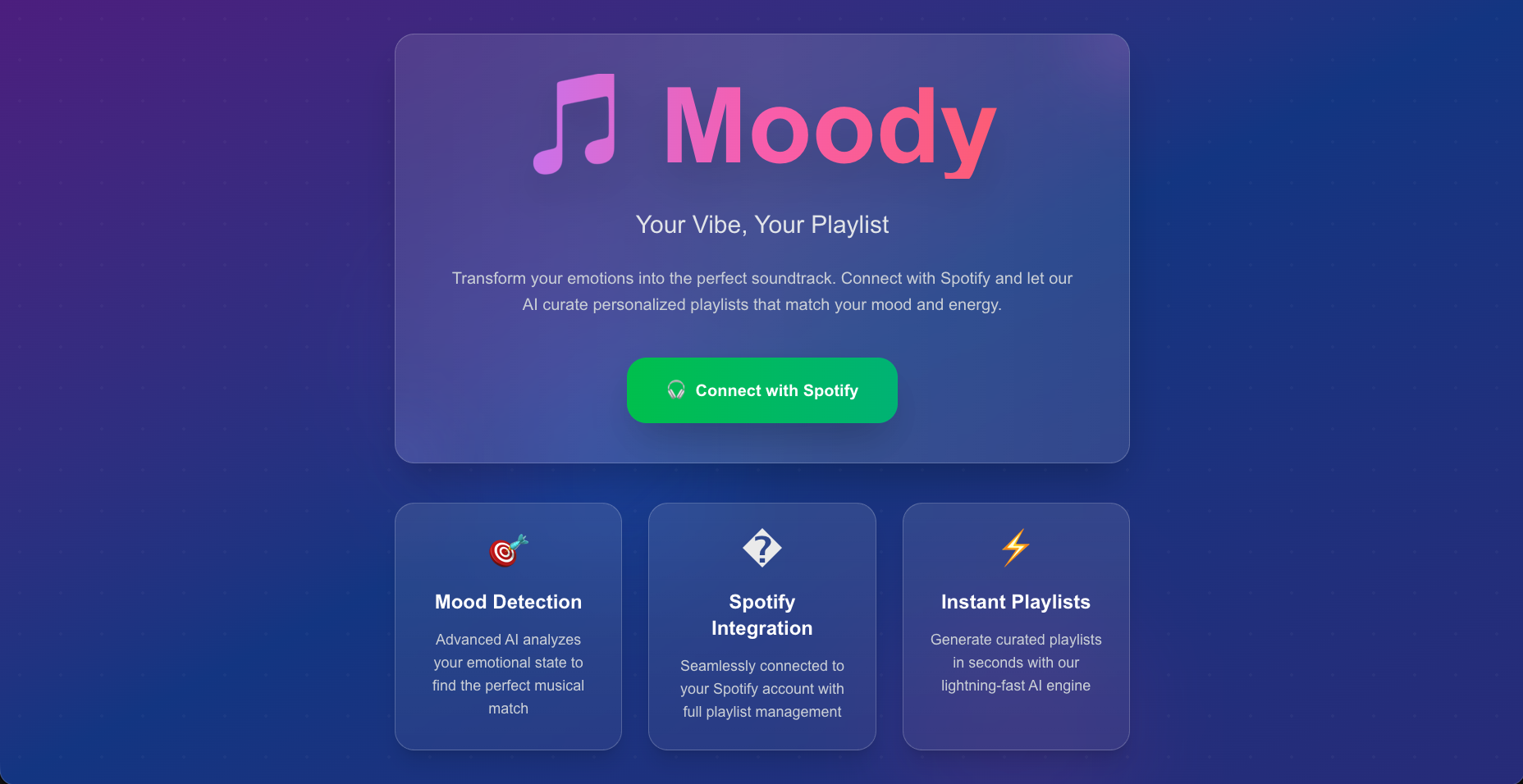 Moody YourVibeYourPlaylist